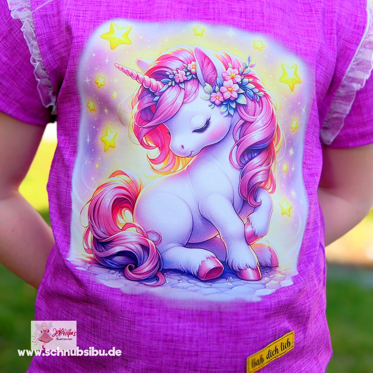 Bügelbild Einhorn Stern Edition Nr. 3
